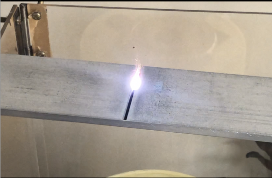 Cutting1/4aluminum #ezcad3