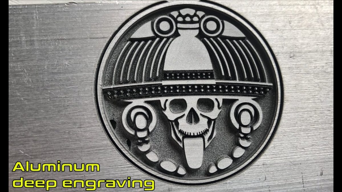 Aluminum deep engraving