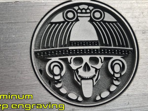 Aluminum deep engraving