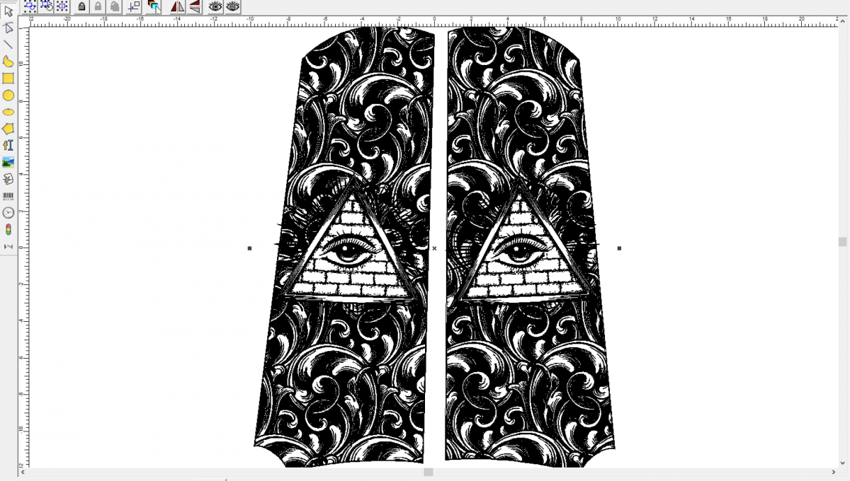 1911 grips scroll work