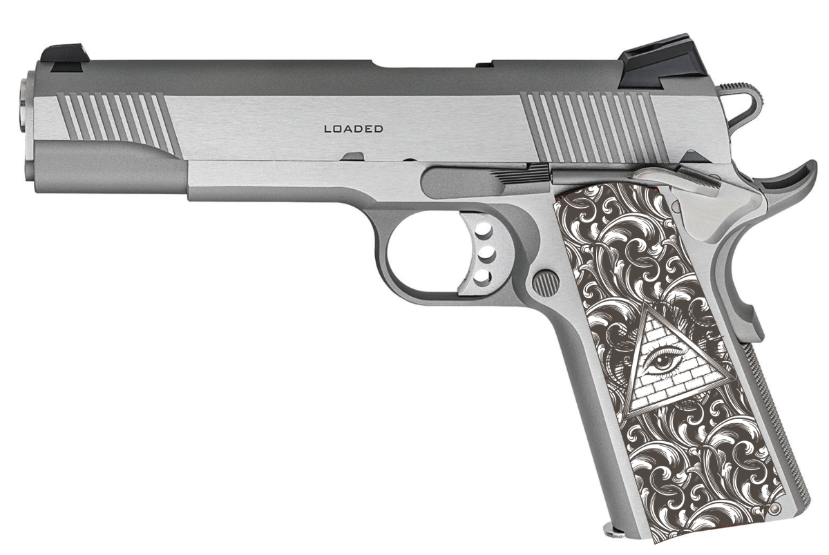 1911 grips scroll work