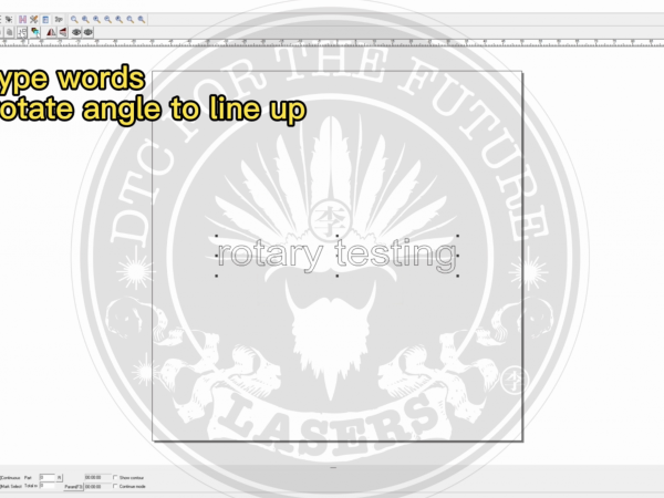How to use fiber laser rotary rotatetextmark How to use fiber laser rotary "rotatetextmark"