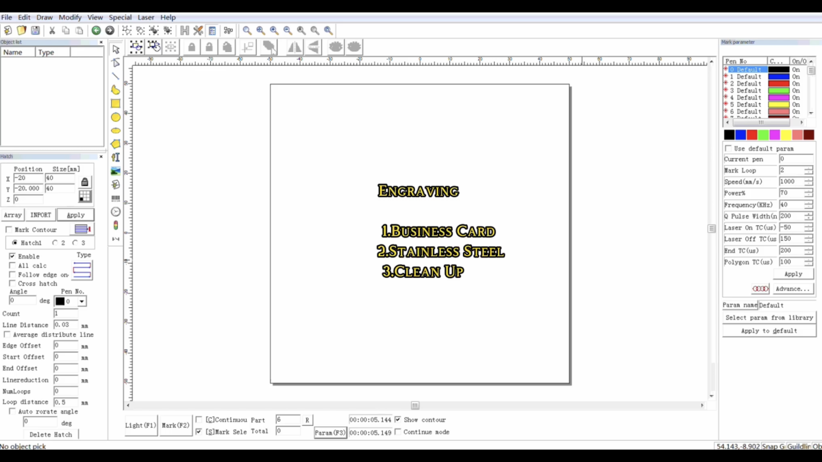 Fiber laser marking machine steps of  how to use ezcad2