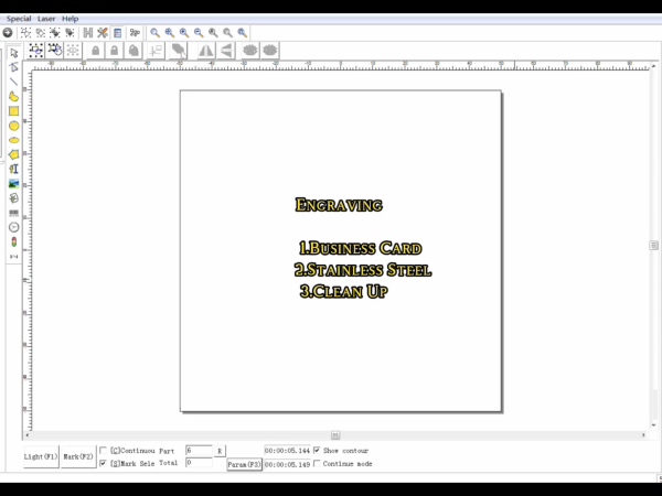 steps of ezcad Fiber laser marking machine steps of how to use ezcad2
